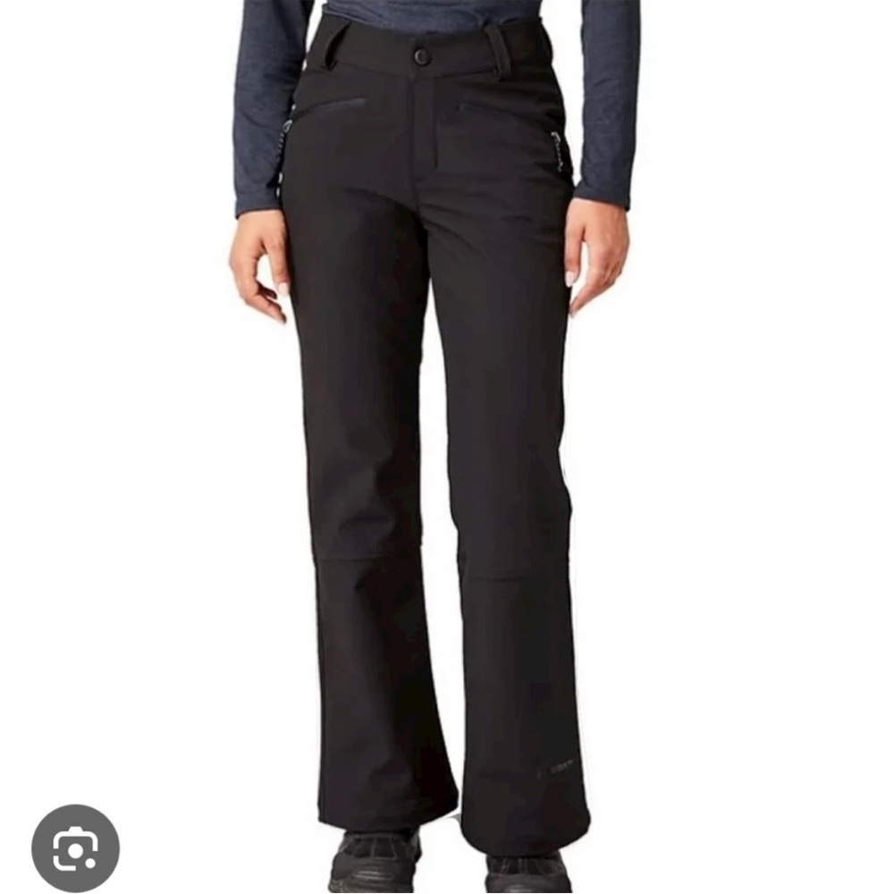 Free Country NWOT Women's Softshell Black Snow‎ Pants Size Large